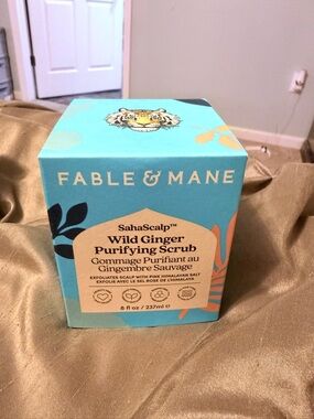 Fable & Mane Wild Ginger Purifying Scrub — Blue